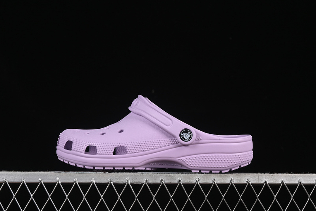 Crocs [CROCS THE SUMMER CLASSIC DUAL-PURPOSE BEACH HOLE SHOES SANDAL SLIPPERS PURPLE]-[WOMAN:36-40] - Image 10