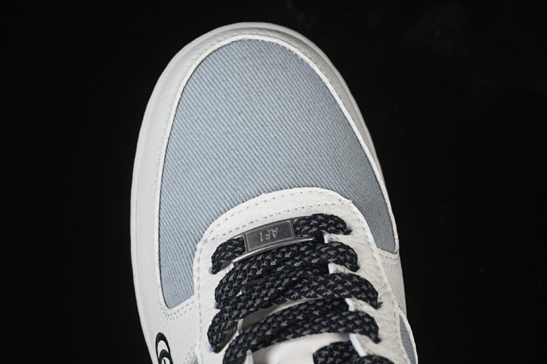 Nike [YF9511-808]-[AIR FORCE 1 07 LOW CASUAL SNEAKERS BLACK/WHITE/GREY]-[WOMAN:36-39]-[MAN:40-45] - Image 9