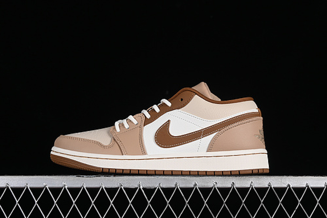 Jordan [HF5753-221]-[AIR JORDAN 1 LOW WHITE/YELLOW/KHAKI]-[WOMAN:36-39]-[MAN:40-46], photo 1