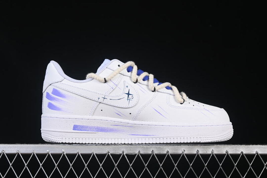Nike [622-722]-[AIR FORCE 1 07 LOW CANCER BLUE/PURPLE/WHITE]-[WOMAN:36-39]-[MAN:40-45] - Image 16