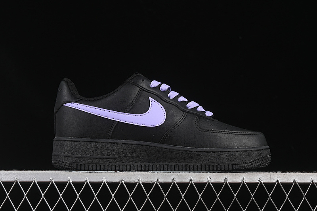 Nike [CW2288-111]-[AIR FORCE 1 07 LOW BLACK/PURPLE]-[WOMAN:36-39]-[MAN:40-45] - Image 16