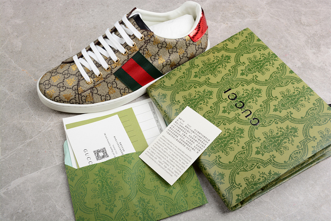 Gucci [GU*CCI DISTRESSED SCREENER SNEAKERS BROWN/NAVY BLUE/RED]-[WOMAN:35-39]-[MAN:40-44] - Image 3
