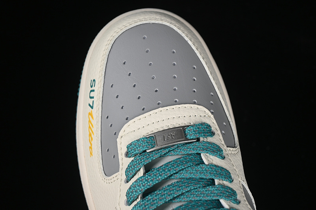 Nike [SS1168-208]-[AIR FORCE 1 07 LOW WHITE/GREY/BLUE]-[WOMAN:36-39]-[MAN:40-45] - Image 10