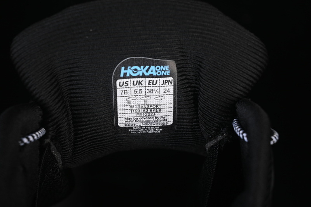 Hoka [1123153 BKLB]-[ONE ONE TRANSPORT BLACK/ALABASTER]-[WOMAN:36-39]-[MAN:40-45] - Image 6