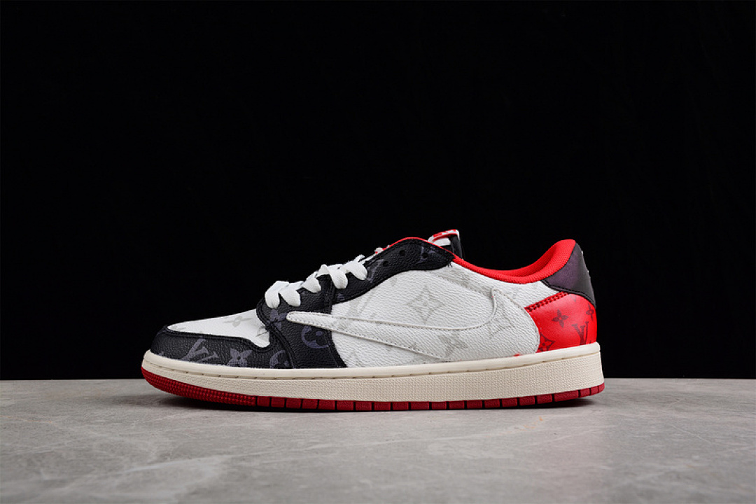 Jordan [DM7866-318]-[TRAVIS SCOTT X AIR JORDAN 1 LOW OG SP RED/BLACK/WHITE]-[WOMAN:36-39]-[MAN:40-46], photo 1