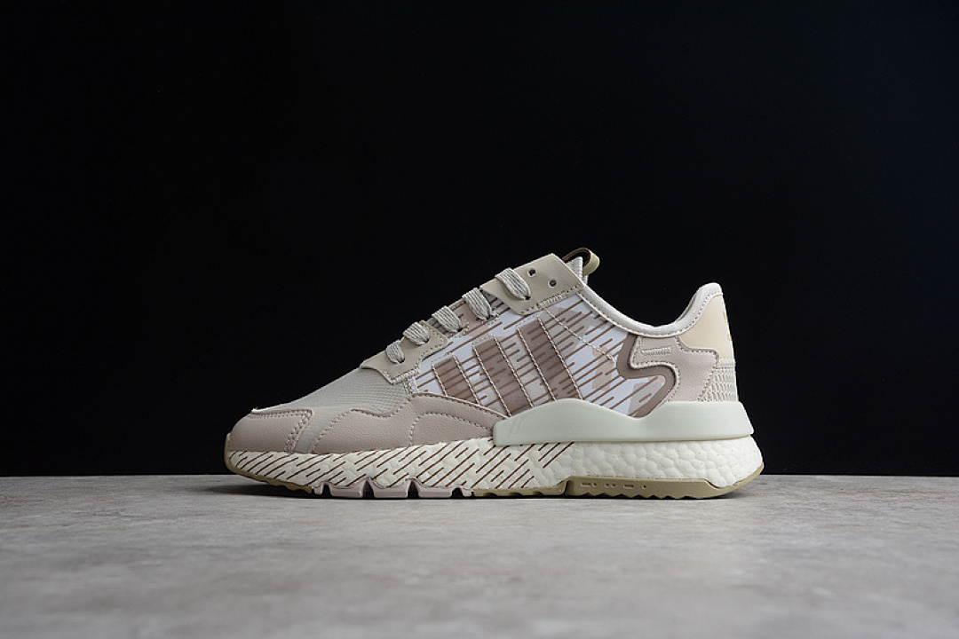 NITE JOGGER BOOST SHOES KHAKI/SILVER/CLOUD WHITE · FV1323, photo 1