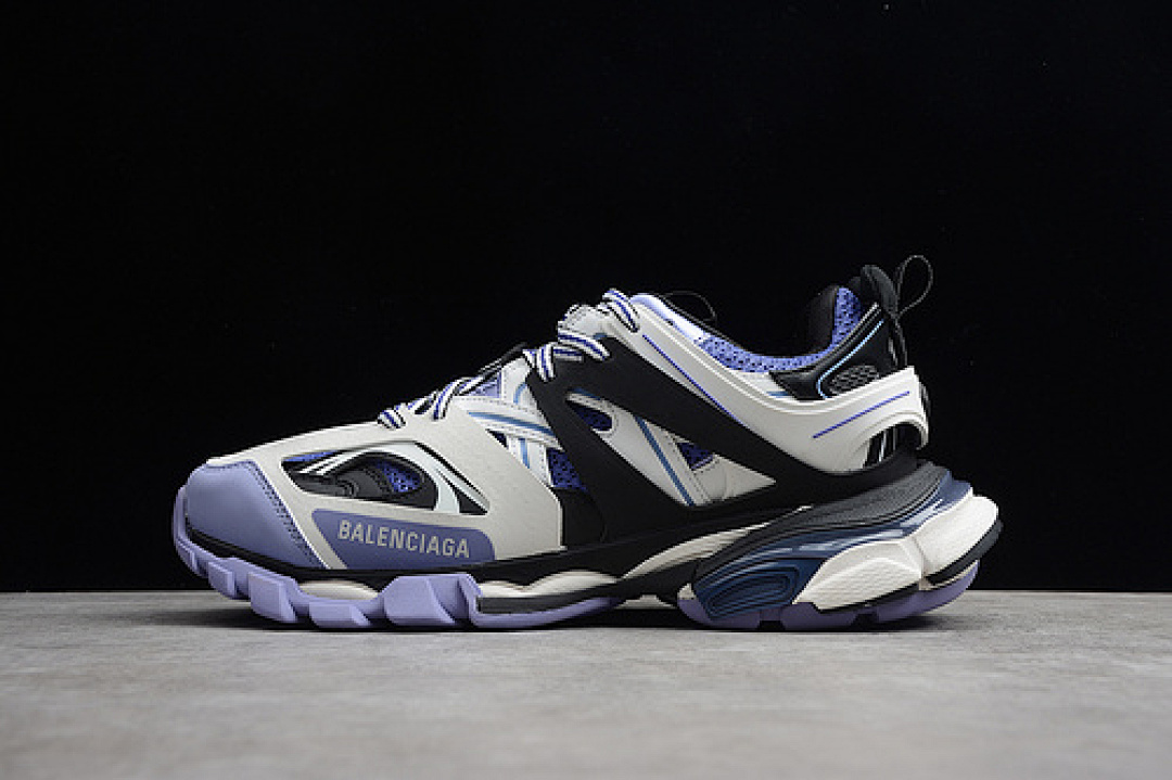 Purple [3.0 TRIPLE S SNEAKER GOMMA MAILLE PURPLE/BLACK/WHITE]-[WOMAN:36-39]-[MAN:40-45]-[2-260], photo 1
