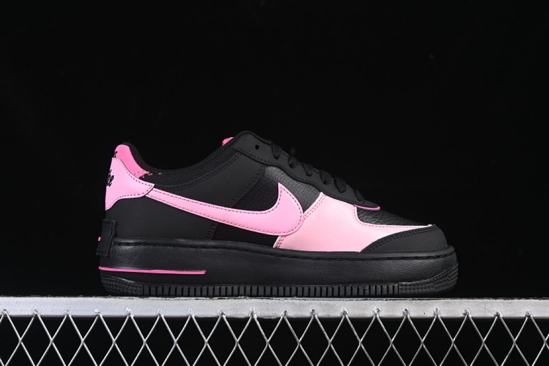Nike [CI0919-006]-[AIR FORCE 1 LOW SHADOW BLACK/PINK SPELL/PINK BLAST]-[WOMAN:35.5-39]-[MAN:40] - Image 16