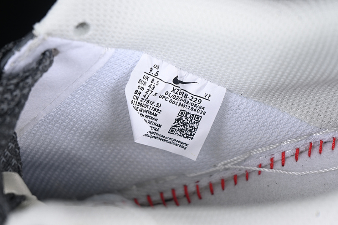 Nike [XZ6188-229]-[AIR FORCE 1 07 LOW WHITE/GREY]-[WOMAN:36-39]-[MAN:40-45] - Image 6