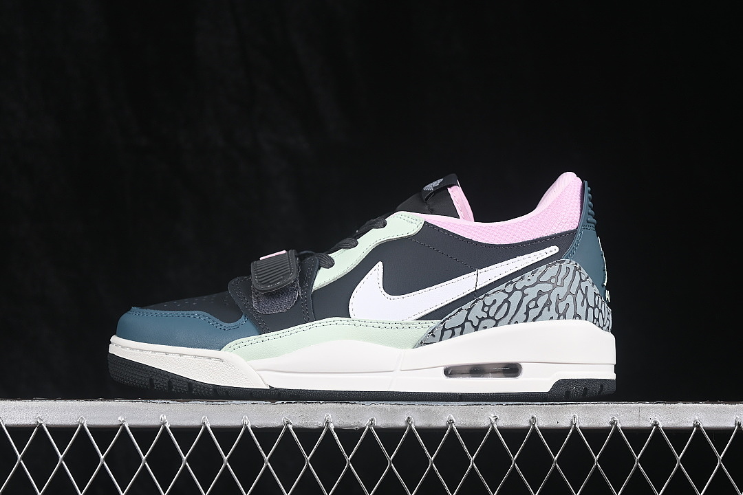 Jordan [CD7069-007]-[AIR JORDAN LEGACY 312 LOW BLACK/GREEN/PINK/WHITE/BLUE]-[WOMAN:36-39]-[MAN:40-46], photo 1