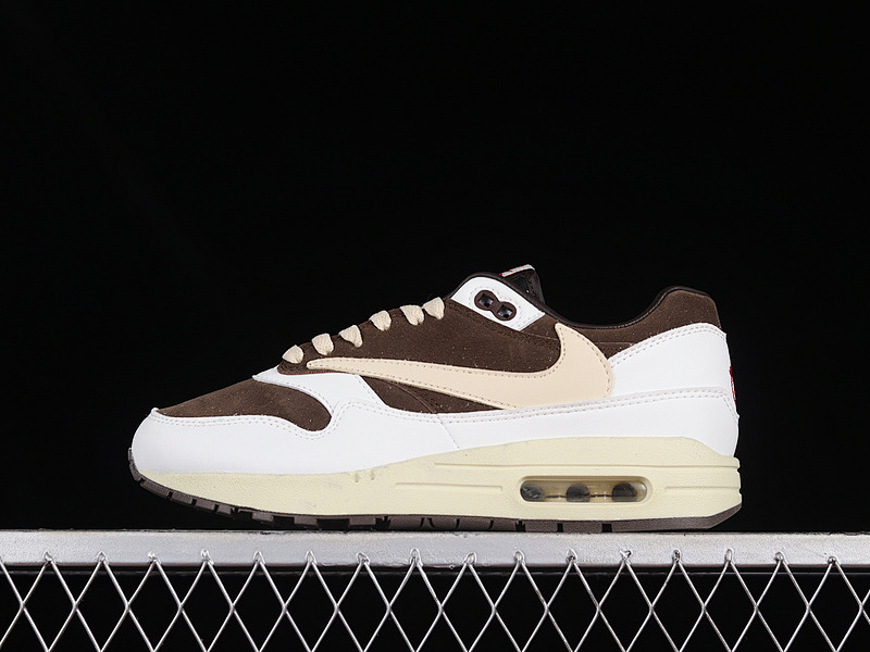 Nike AIR MAX 1 DARK BROWN/WHITE/BEIGE · DM7866-162, photo 1