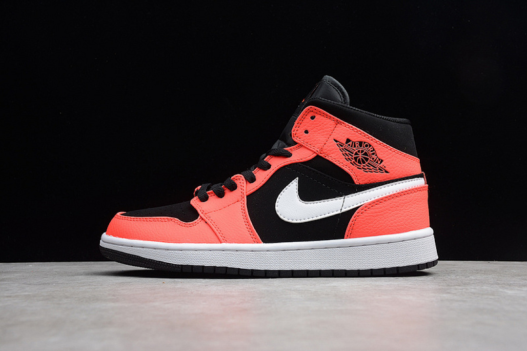 Jordan Jordan [554724-061]-[AIR 1 MID INFRARED 23 BLACK/INFRARED 23-WHITE]-[UNISEX:36-45]-[OG00146], photo 1