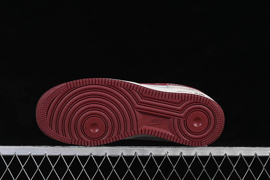 Nike [SS1979-012]-[AIR FORCE 1 07 LOW BEIGE/GREY/RED/WHITE]-[WOMAN:36-39]-[MAN:40-45] - Image 15