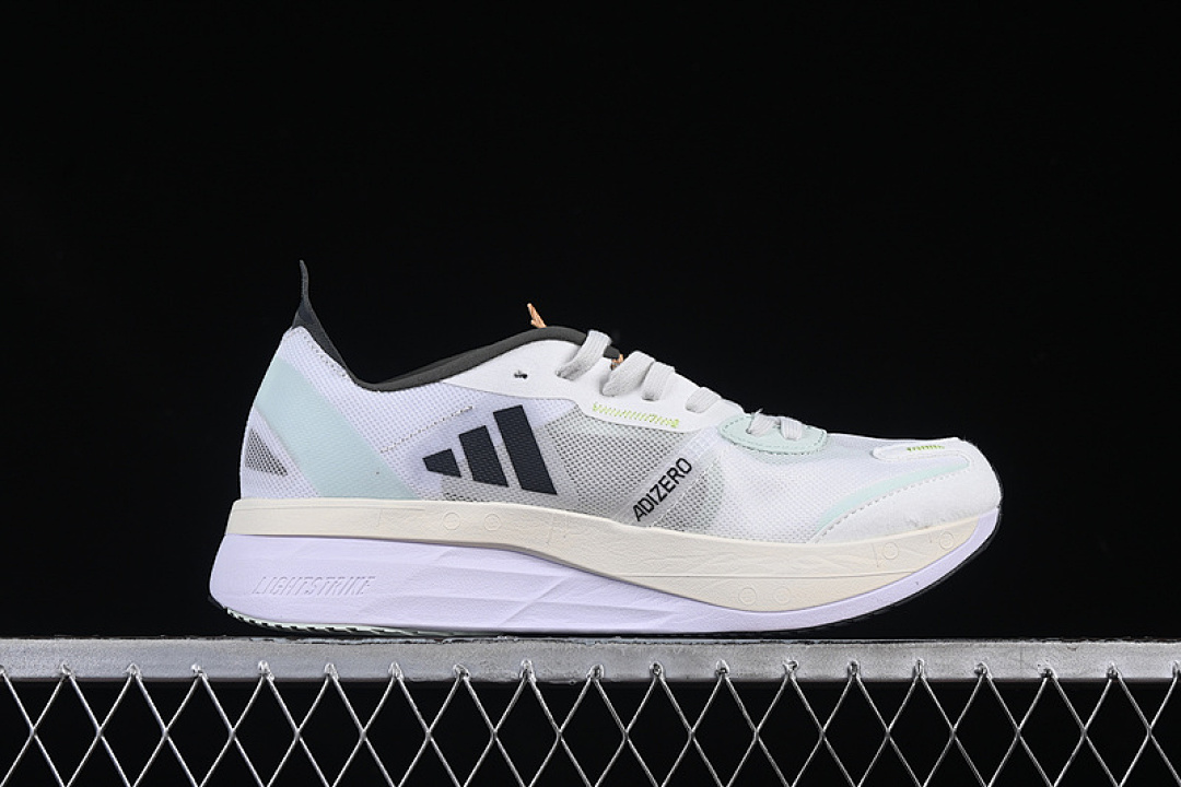 On Running [GY8407]-[ADIZERO BOSTON 11 CRYSTAL WHITE/NIGHT METALLIC/LINEN GREEN]-[WOMAN:36-39]-[MAN:40-45] - Image 16