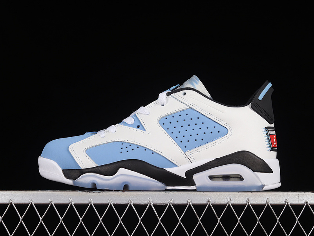 Jordan AIR Jordan 6 RETRO LOW UNIVERSITY BLUE/WHITE/COLLEGE NAVY/BLACK · CT8529-410, photo 1