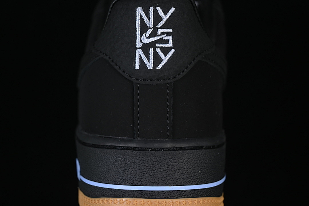 Nike [IQ9770-001]-[AIR FORCE 1 LOW BLACK/WHITE/COBALT BLISS]-[WOMAN:36-39]-[MAN:40-45] - Image 7