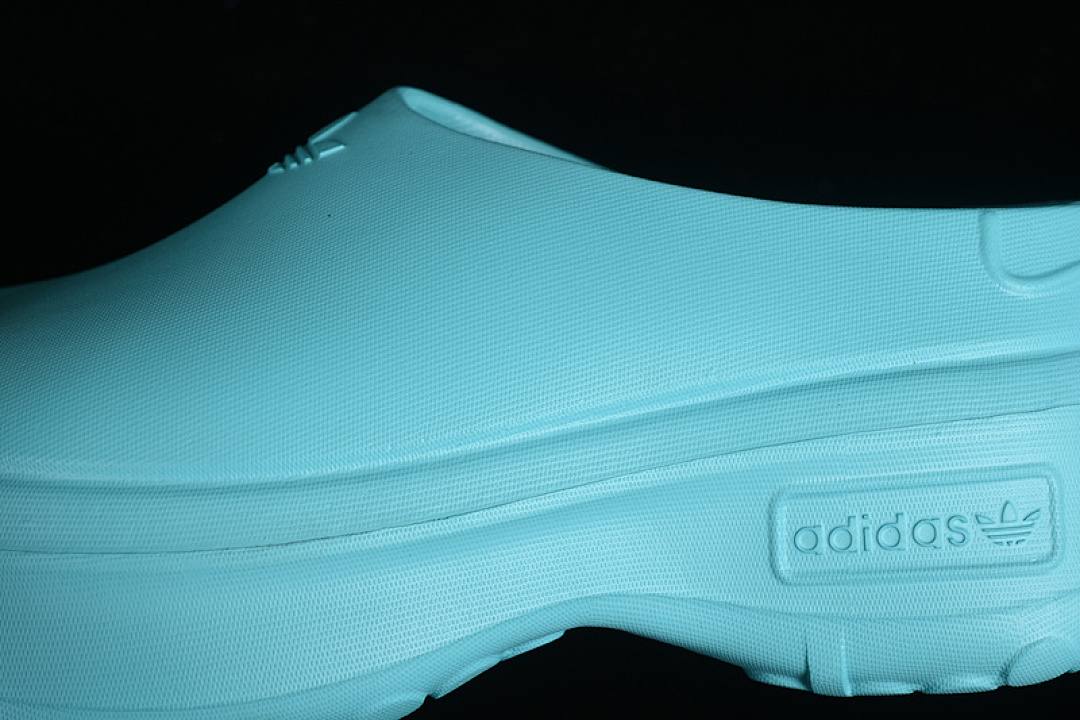 Adidas [IE7051]-[ADIFOM STAN SMITH PLATFORM MULE FLASH AQUA/FLASH AQUA/CORE BLACK]-[UNISEX:36-44] - Image 6