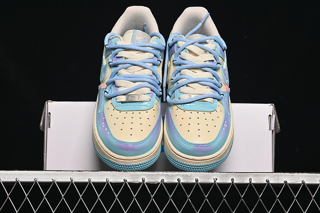Nike [XL2332-555]-[AIR FORCE 1 07 LOW SWEET DREAM OF SEA SALT BLUE/BEIGE]-[WOMAN:36-39]-[MAN:40-45] - Image 13