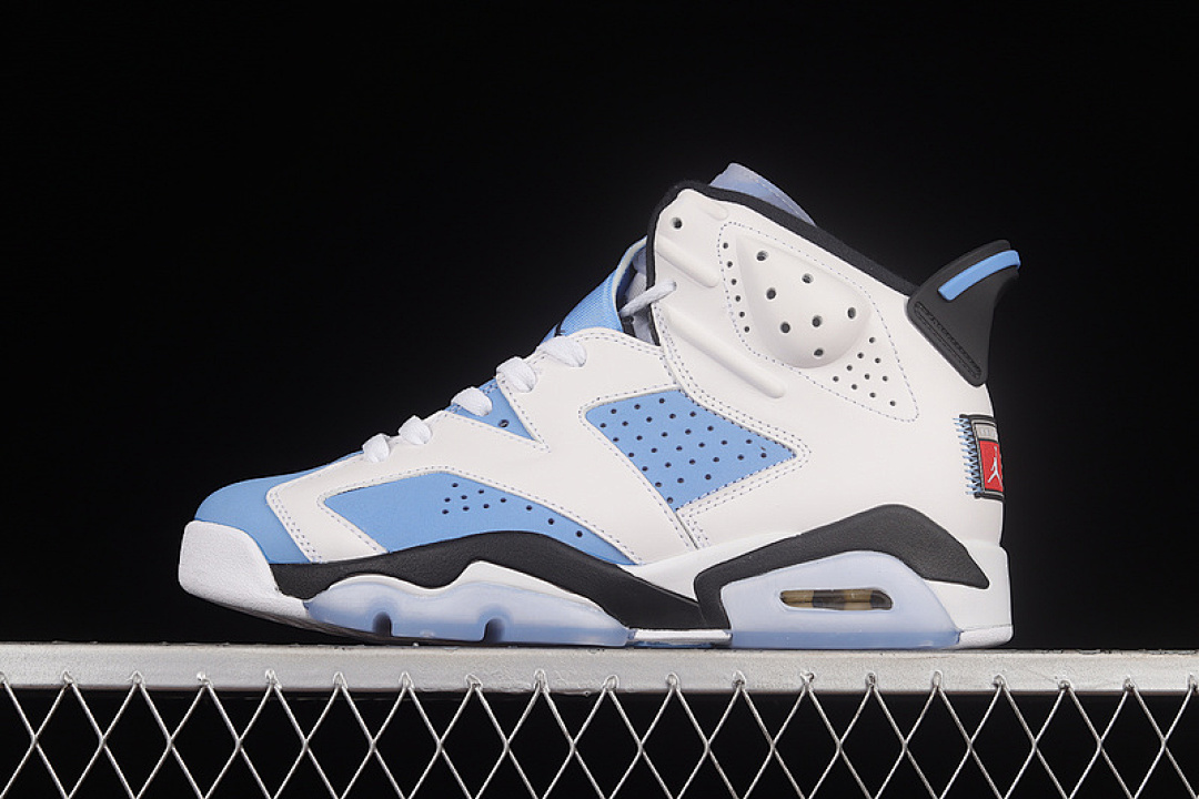 Jordan AIR Jordan 6 RETRO UNC HOME UNIVERSITY BLUE/WHITE/COLLEGE NAVY/BLACK · CT8529-410, photo 1