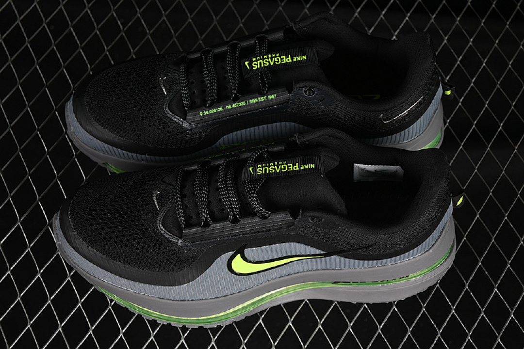 Nike [HQ2592-104]-[AIR ZOOM PEGASUS PREMIUM GREY/BLACK/GREEN]-[WOMAN:36-39]-[MAN:40-45] - Image 11