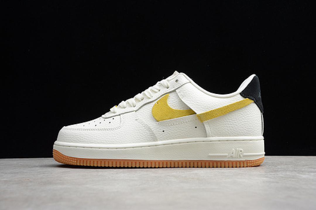 Nike [BV0740-101]-[AIR FORCE 1 VANDALIZED BLACK-CHROME/YELLOW-WHITE]-[UNISEX:36-45], photo 1