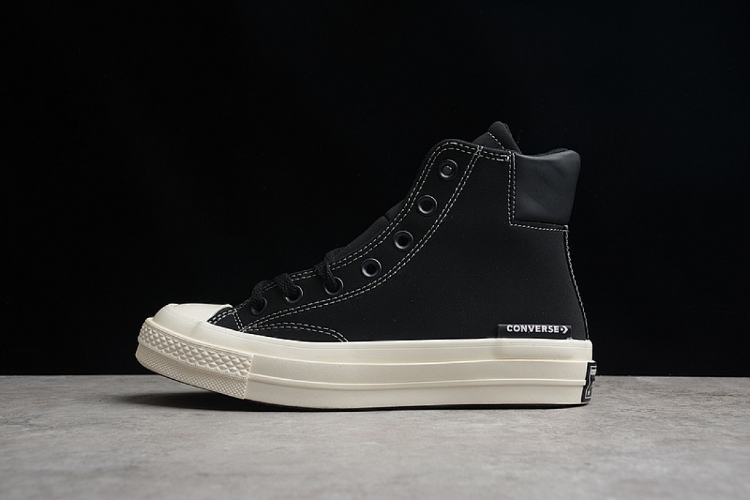 Converse [170266C]-[CHUCK TAYLOR 70S HI PADDED COLLAR HIGH ANODIZED METALS BLACK/BLACK/EGRET]-[36-45], photo 1