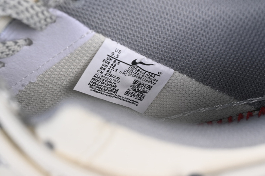 Nike [DM6868-064]-[AIR FORCE 1 07 LOW LV WHITE/GREY/BLUE]-[WOMAN:36-39]-[MAN:40-45] - Image 6