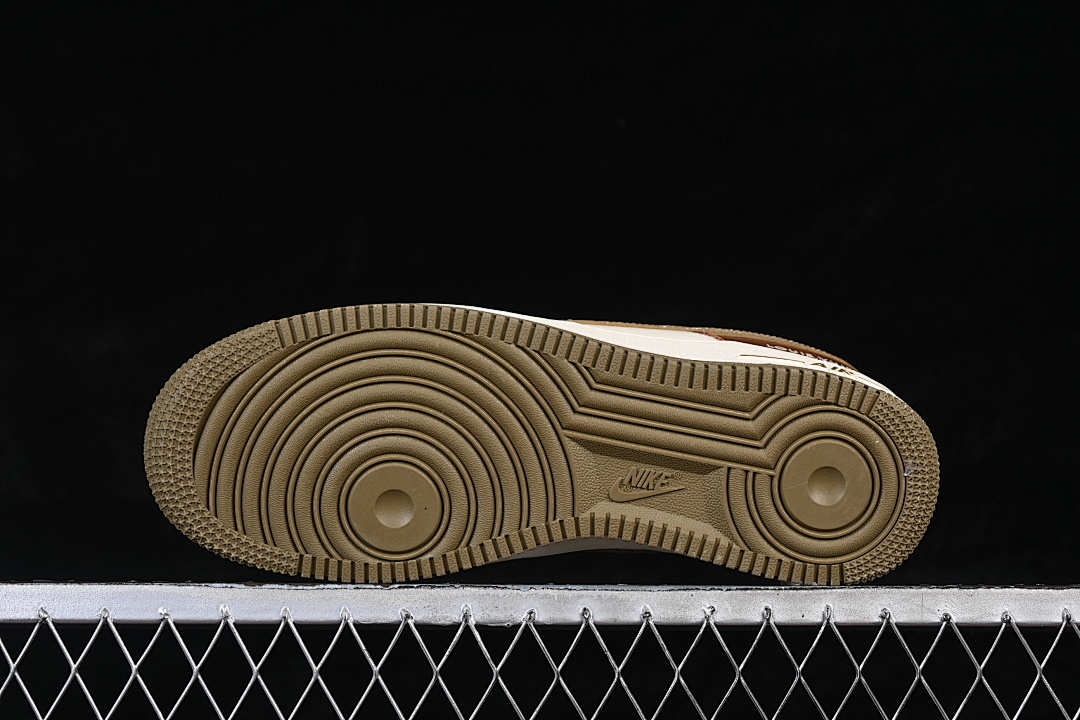 Nike [NH0601-590]-[AIR FORCE 1 07 LOW LOW-TOP CASUAL SNEAKERS WHITE/BROWN]-[WOMAN:36-39]-[MAN:40-45] - Image 15