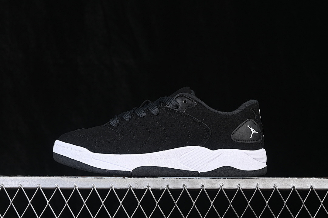 Jordan [IB3731-004]-[AIR JORDAN SESSION AJ RETRO BASKETBALL SHOES BLACK/WHITE]-[WOMAN:36-39]-[MAN:, photo 1