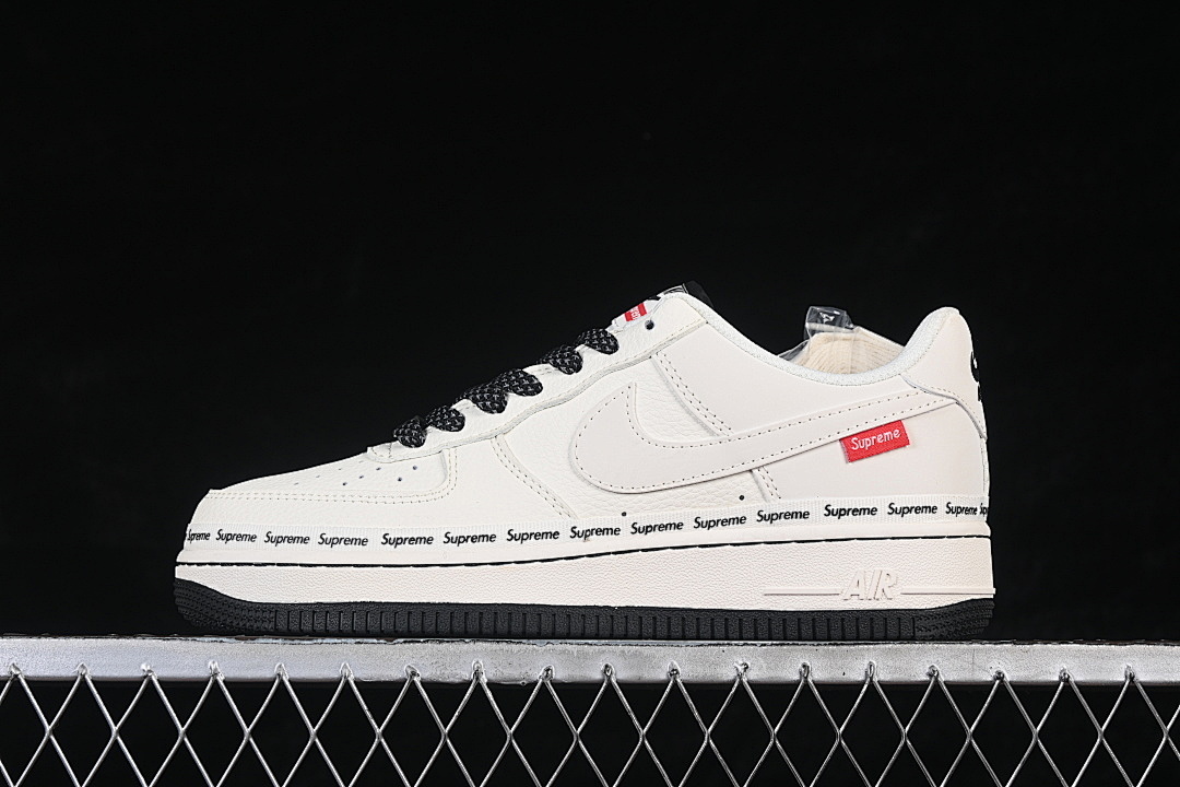 Nike [XX3168-222]-[AIR FORCE 1 07 LOW WHITE/BLACK]-[WOMAN:36-39]-[MAN:40-45] - Image 2