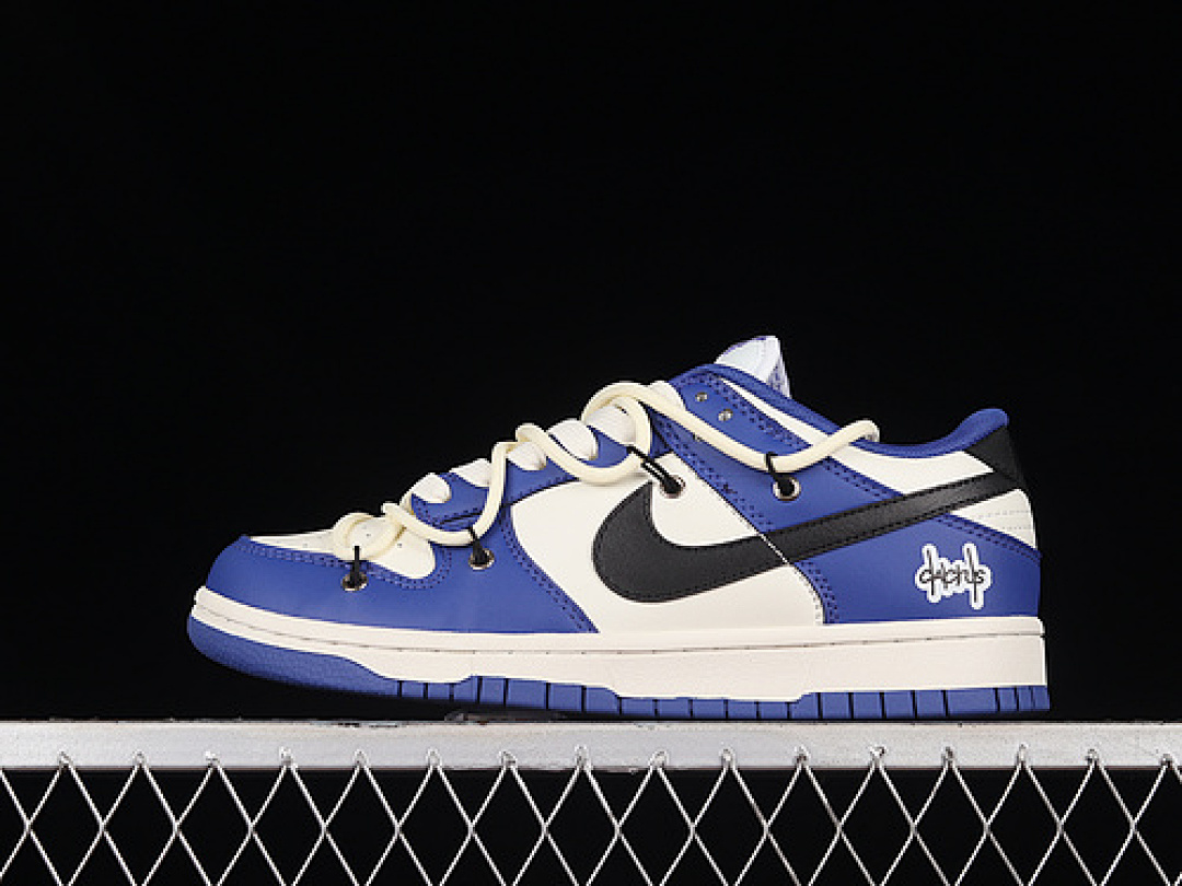 Nike DUNK LOW SB WHITE/ROYAL/BLACK · DD1503-119, photo 1