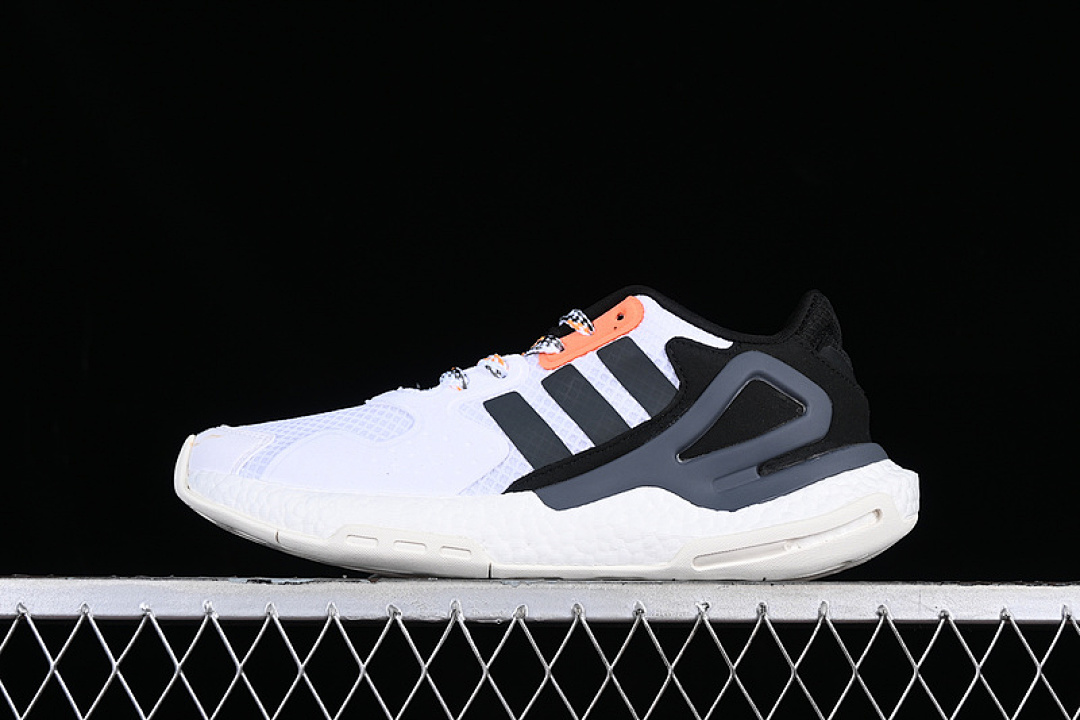 Adidas Adidas DAY JOGGER 2020 BOOST SHOES CLOUD WHITE/LIGHT GREY/ORANGE · FX5996, photo 1
