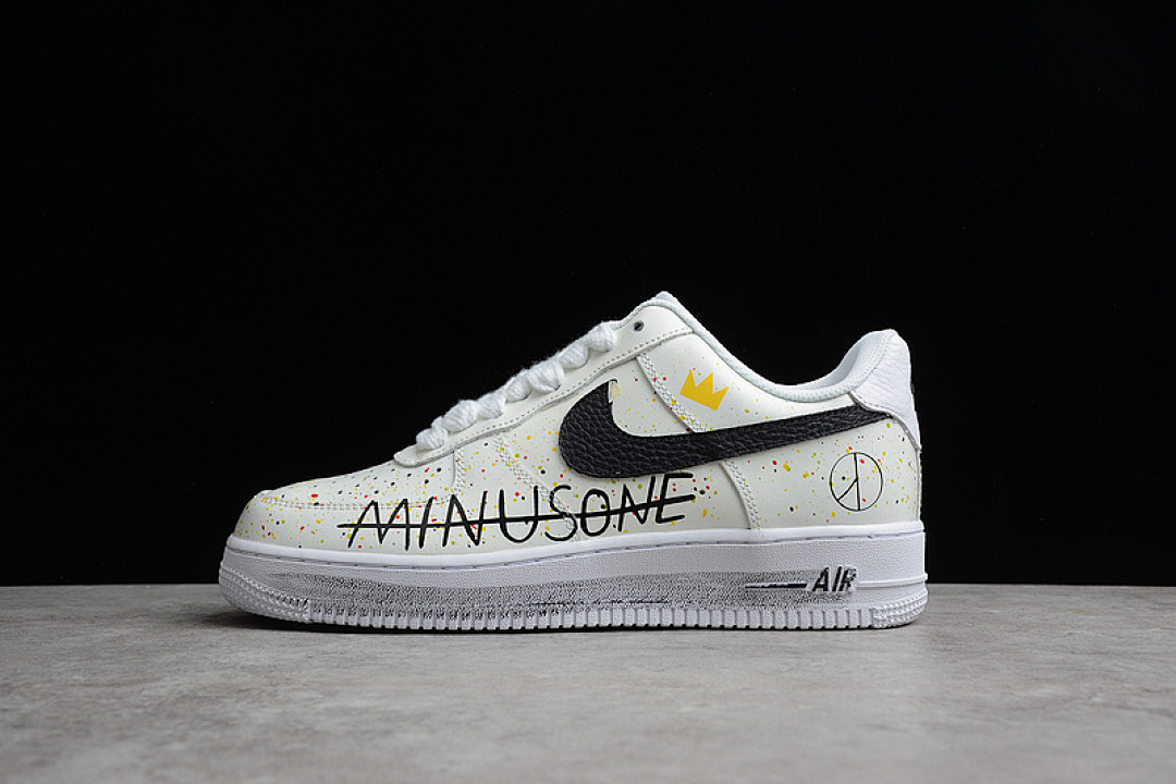 Nike Nike G-DRAGON X AIR FORCE 1 LOW 07 PARA-NOISE 2.0 WHITE/WHITE/BLACK · DD3223-100, photo 1