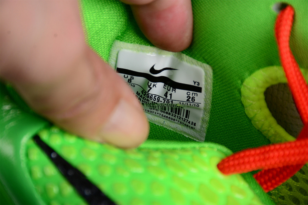 Nike [429659-701]-[ZOOM KOBE 6 GRINCH LIME GREEN/VARSITY RED-BLACK]-[MAN:41-46] - Image 3