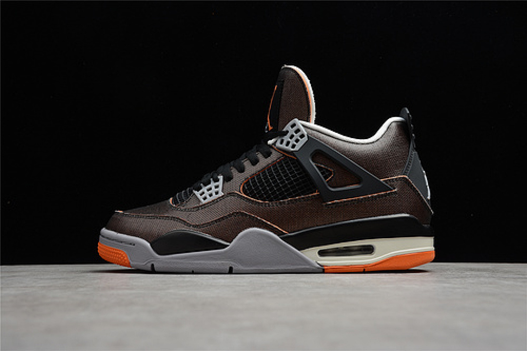 Jordan [SALE][CW7183-100]-[AIR JORDAN 4 RETRO STARFISH SAIL/BLACK/STARFISH/LIGHT SMOKE (GREY]), photo 1