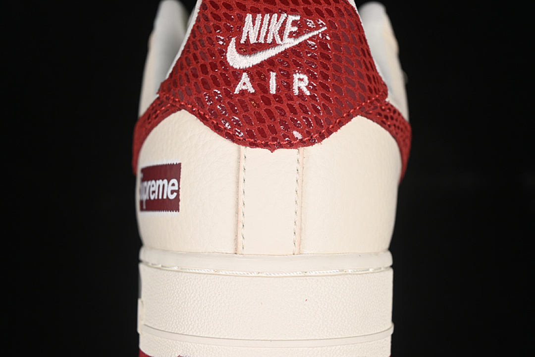 Nike [DF0188-040]-[AIR FORCE 1 07 LOW SUPREME BEIGE/RED]-[WOMAN:36-39]-[MAN:40-45] - Image 7