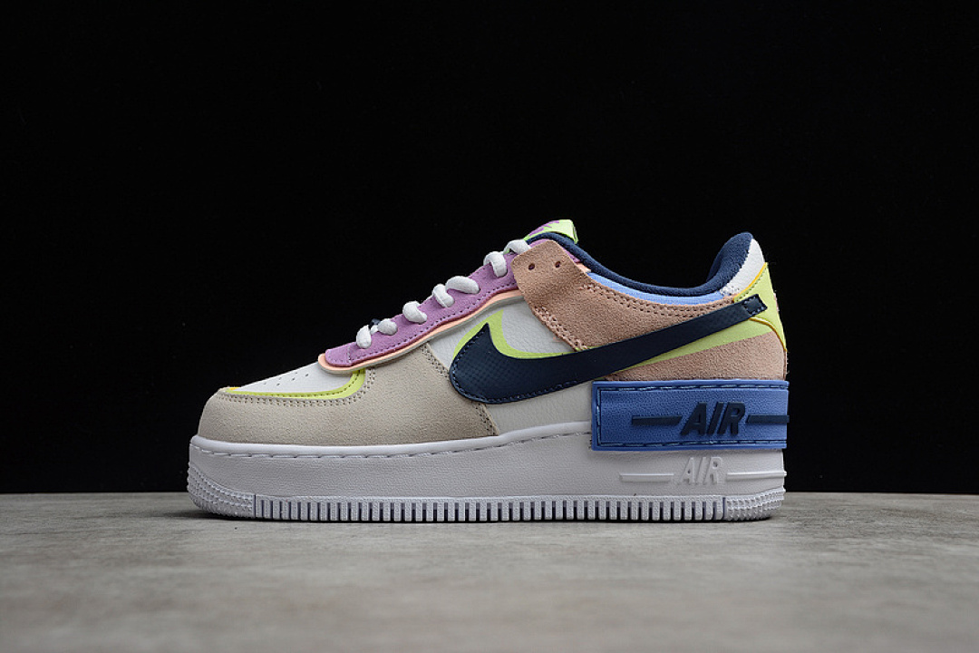 Nike Nike AIR FORCE 1 SHADOW PHOTON DUST/BARELY VOLT/CRIMSON TINT/ROYAL PULSE · CU8591-001, photo 1