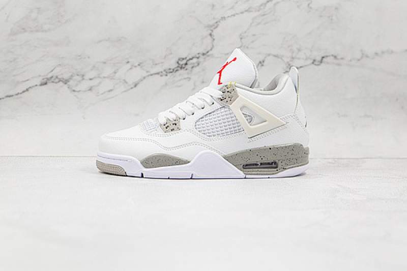 Jordan AIR Jordan 4 WHITE OREO WHITE/TECH GREY-BLACK-FIRE RED · CT8527-100, photo 1