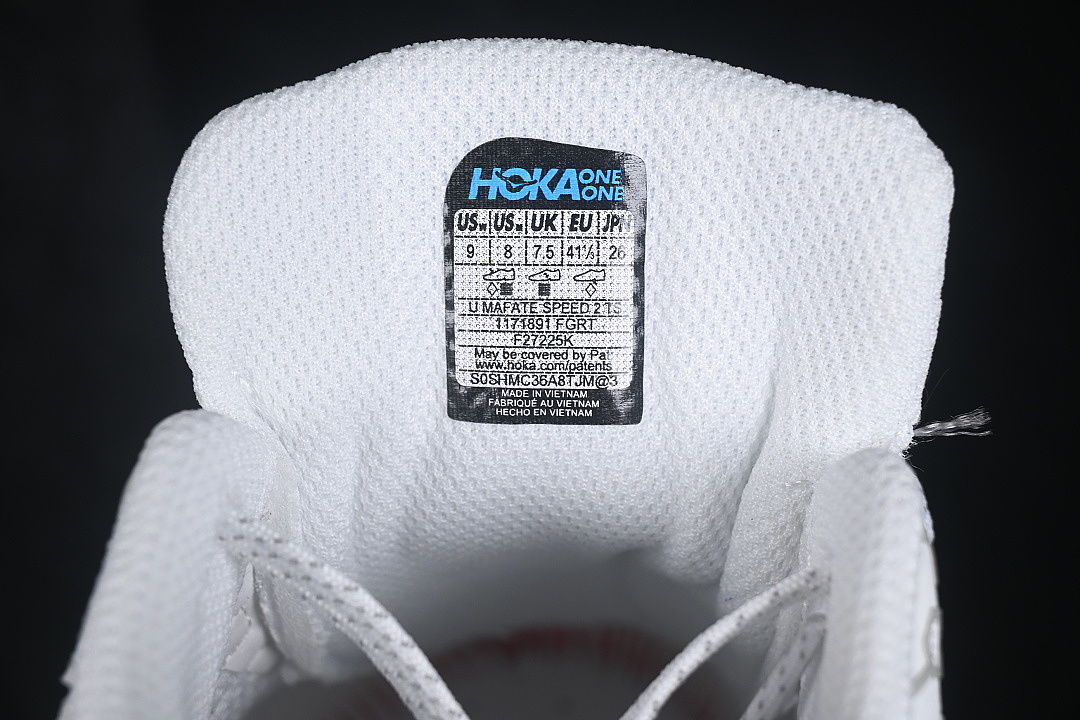 Hoka [1171891 FGRT]-[MAFATE SPEED 2 MOUNTAIN RUNNING SHOES WHITE/WHITE]-[WOMAN:36-39]-[MAN:40-45] - Image 5
