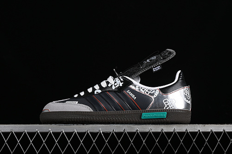 Adidas Adidas ORIGINALS SAMBA OG WHITE/GREY/BLACK/GREEN · IG1024, photo 1