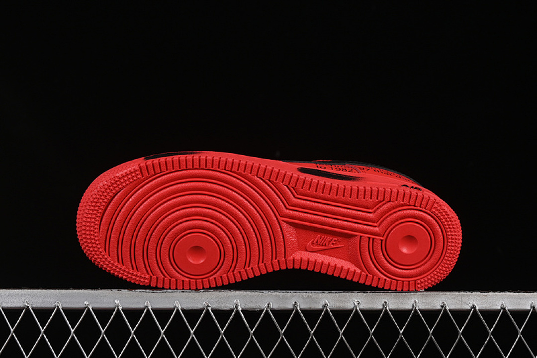 Nike [FD7039-600]-[AIR FORCE 1 07 LOW UNIVERSITY RED/BLACK]-[WOMAN:36-39]-[MAN:40-45] - Image 15