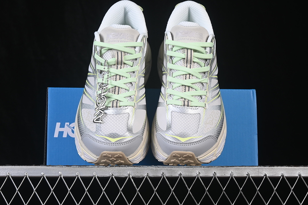 Hoka [1126851-SVRG]-[LIGHTWEIGHT MOUNTAIN RUNNING SHOES WHITE/SILVER]-[WOMAN:36-39]-[MAN:40-45] - Image 13
