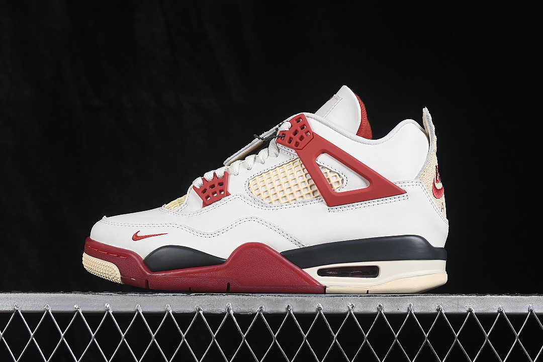 Jordan [IQ8055-100]-[JORDAN 4 RETRO OG SAIL/CINNABAR/ANTHRACITE/MUSLIN]-[WOMAN:36-39]-[MAN:40-48.5], photo 1
