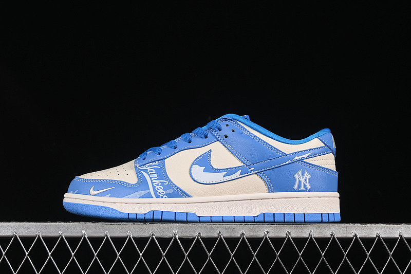 MLB Nike SB DUNK LOW MLB WHITE/BLUE · KK1333-036, photo 1
