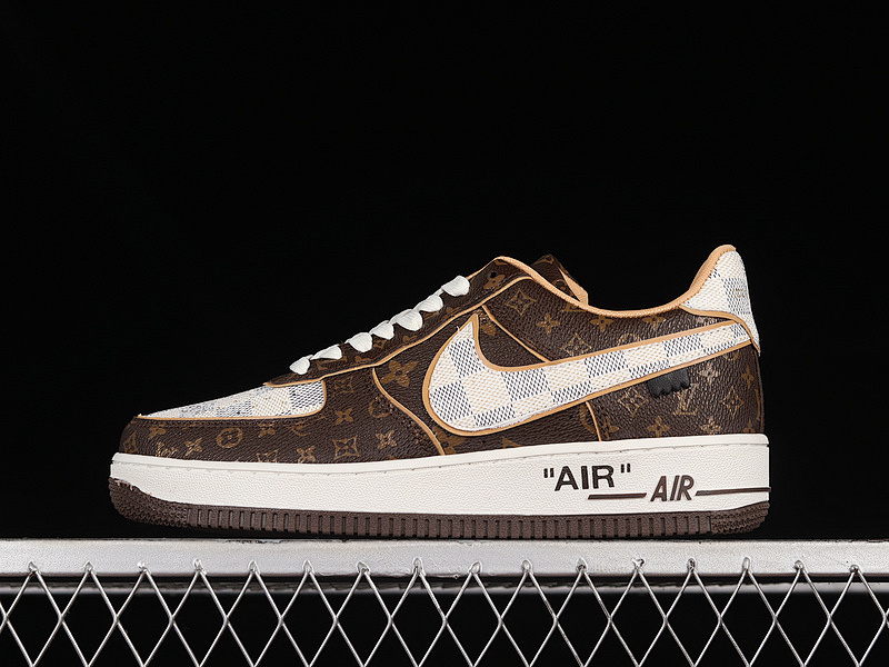 Nike Nike L*V X AIR FORCE 1 LOW 07 DARK BROWN/LIGHT GREY/WHITE · 1A9V8A, photo 1