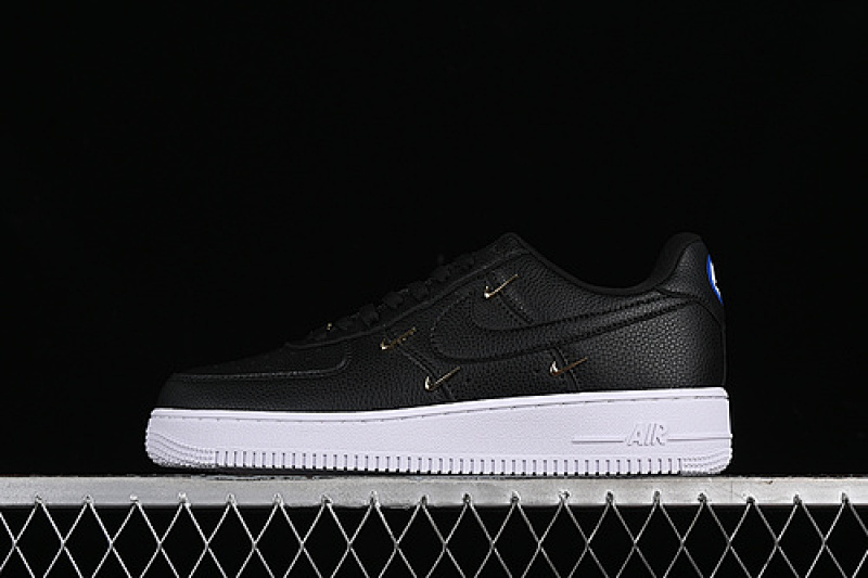 Nike Nike AIR FORCE 1 07 LOW SISTERHOOD BLACK/METALLIC GOLD/HYPER ROYAL/BLACK · CT1990-001, photo 1