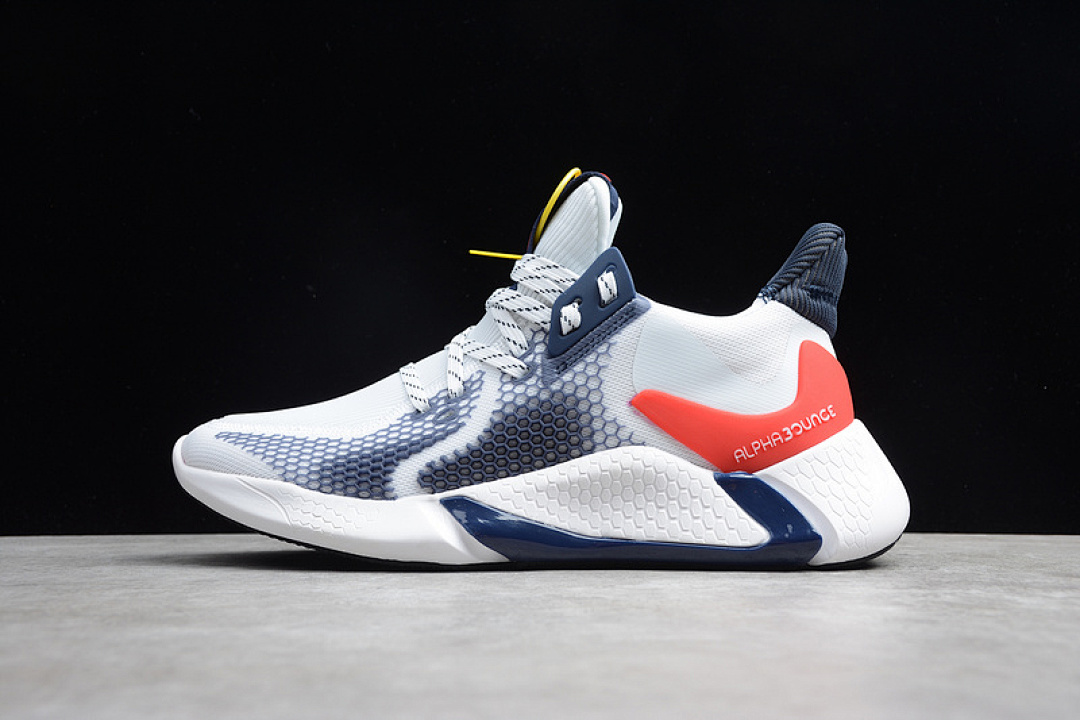 Unbranded [CG5584]-[ALPHABOUNCE INSTINCT SHOES CLOUD WHITE/RED/BLACK]-[MAN:40-45], photo 1