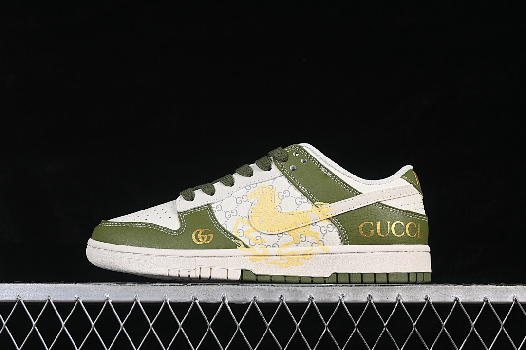 Unbranded [SD6888-106]-[SB DUNK LOW WHITE/GREEN/YELLOW]-[WOMAN:36-39]-[MAN:40-45], photo 1