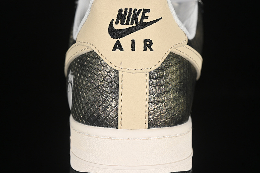 Nike [XS1958-556]-[AIR FORCE 1 07 LOW WHITE/GREY/BLACK/BEIGE]-[WOMAN:36-39]-[MAN:40-45] - Image 6