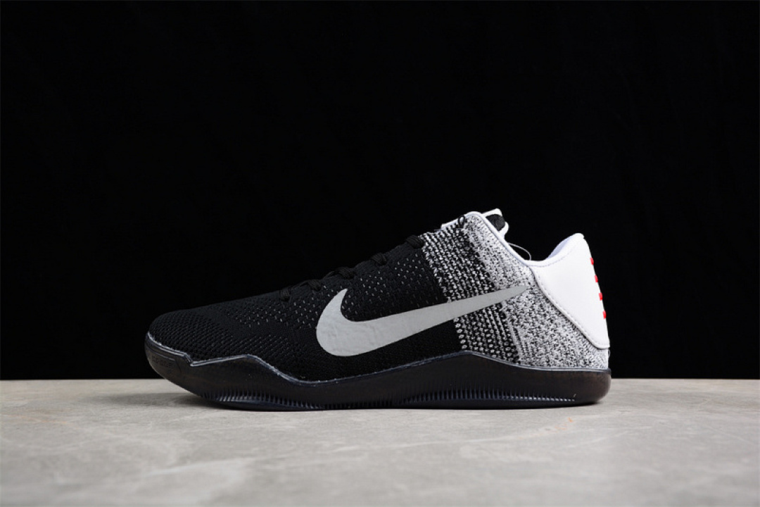 Nike [822675-105]-[KOBE 11 ELITE LOW LAST EMPEROR WHITE/GREY/BLACK]-[MAN:40-46] - Image 14